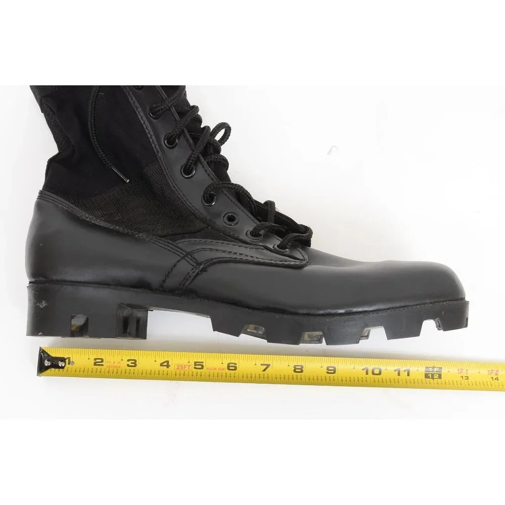 New Jungle Combat Boots Men's 12R Tactical Lace Up Military Work‎ Boots Vegan